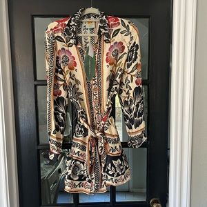 FarmRio Romantic Garden Mini Dress